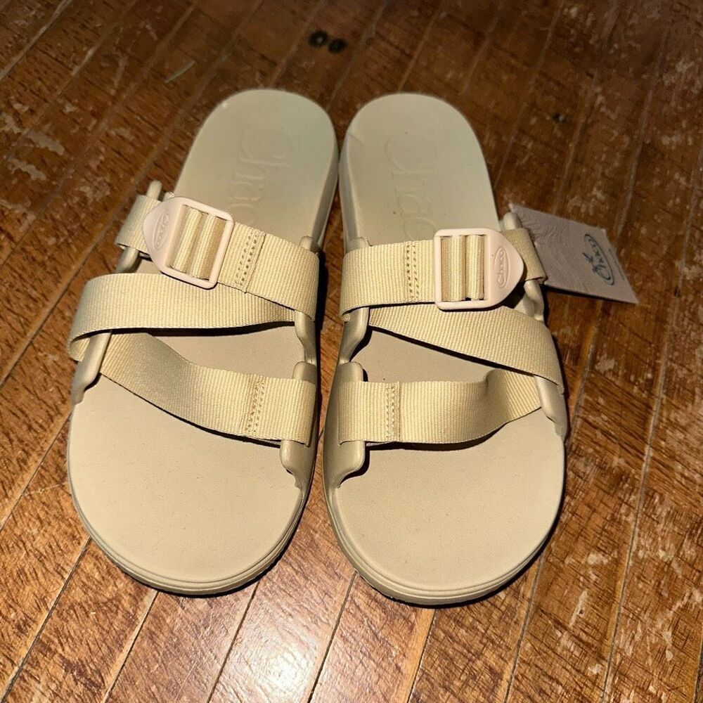 Chaco beigecore strappy gorpcore W11 slip on sandals